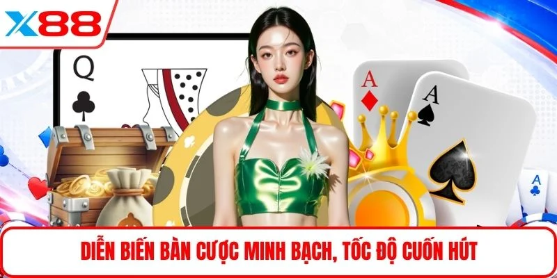 Diễn biến bàn cược minh bạch, tốc độ cuốn hút